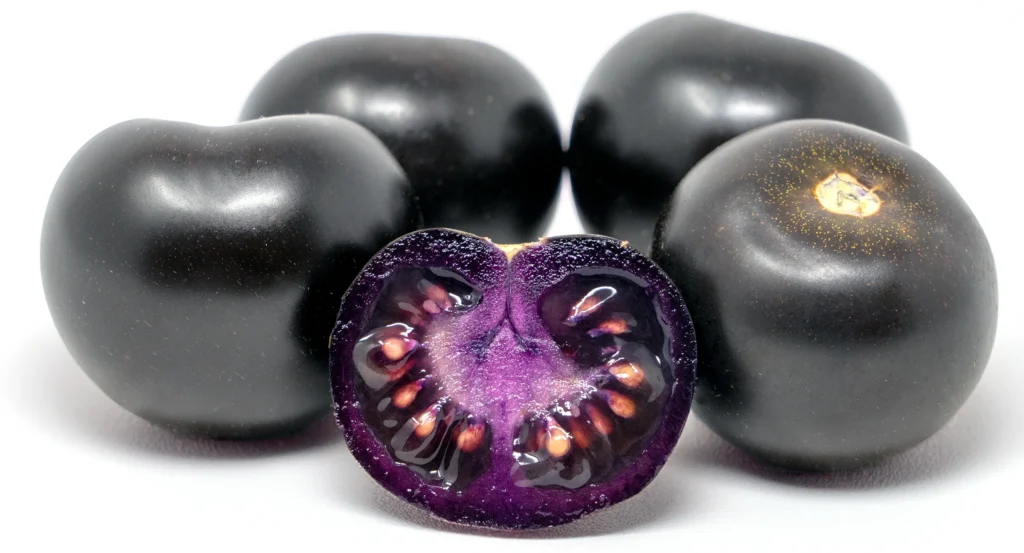 GM purple tomatoes